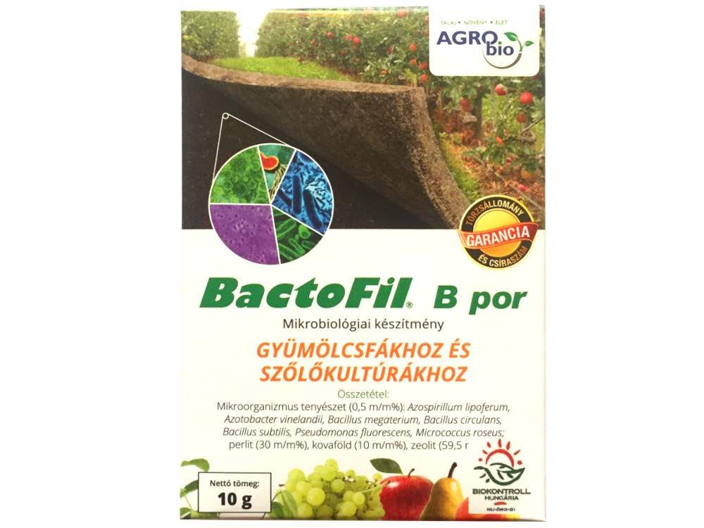 BactoFil B por gyümölcsfákhoz és szőlőkultúrákhoz
