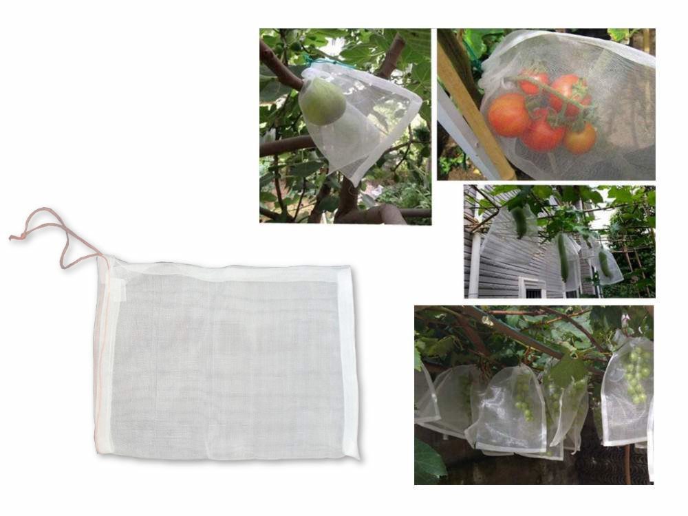 Zsinórral zárható termésvédő háló, 30×20 cm